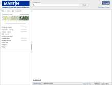 Tablet Screenshot of martin.web-gis.sk